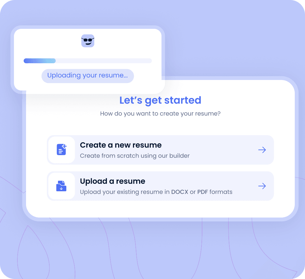 Uploading a CV into the Shift AI parser